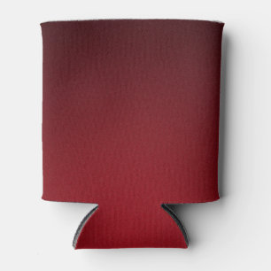 Moderne Rot-Schwarz Grainy Vignette Dosenkühler