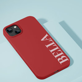 Moderne Rot und Rosa erste minimale zeitgenössisch Case-Mate iPhone 14 Hülle