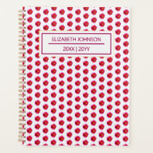 Moderne rote Dahlien-Blumenmuster-Wochen- und Tage