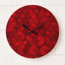 Moderne rote Dreiecke Geometrisch Stilvoll