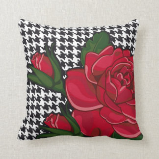 Moderne Rote Rose Pillow Style 2 Kissen