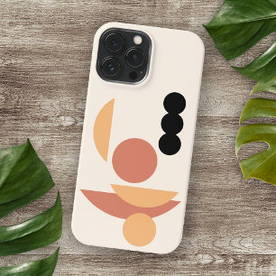 Moderne rote Sonnenstrahlen, schwarzer Mond iPhone 13 Pro Max Hülle