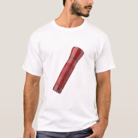 Moderne rote Taschenlampe