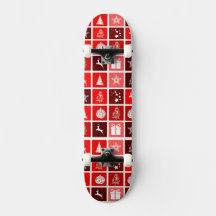 Moderne rote Weihnachtsgitterstruktur Minimalist
