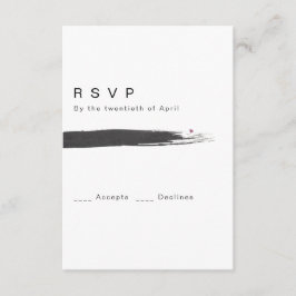 Moderne RSVP-Karte RSVP Karte