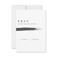 Moderne RSVP-Karte