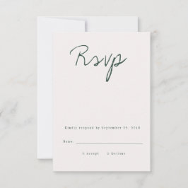 Moderne RSVP-Karte RSVP Karte