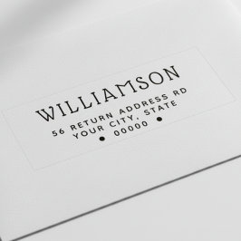 Moderne Rücksendeadresse, die sich selbst färbt Br Permastempel