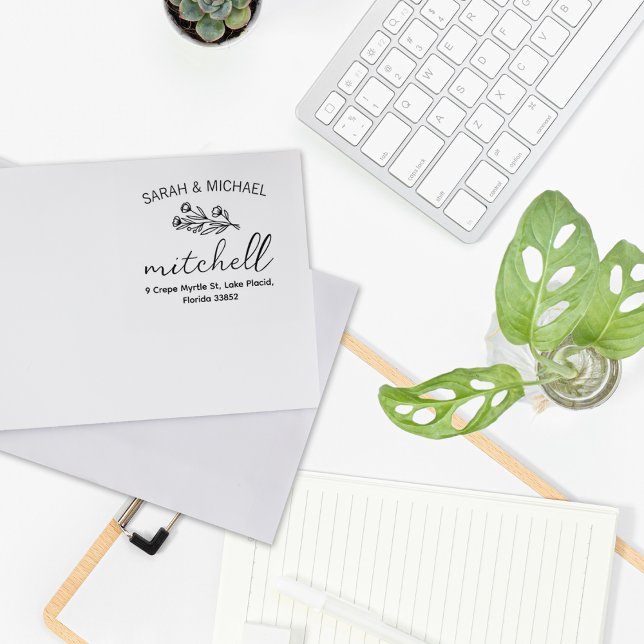 Moderne Rücksendeadresse Gummistempel (Von Creator hochgeladen)