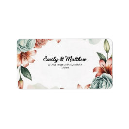 Moderne Rücksendeadressen-Aufkleber des Designers  Adressaufkleber