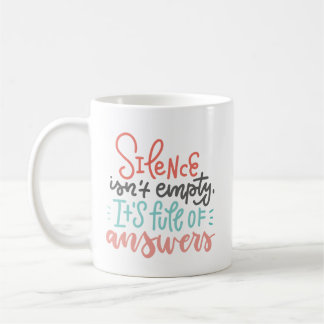 Moderne Ruhe Lovely Coral Pink Soft Aquamarin Blac Kaffeetasse