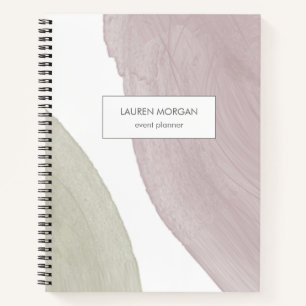 Moderne Ruhe Personalisiertes modernes Notebook Notizbuch
