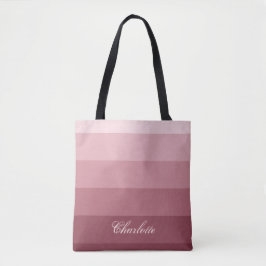 Moderne, ruhige Rose Rote Streifen Individuelle Na