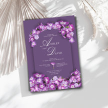 Moderne Rum Rustikale Lila Lilac Arch Blume Hochze