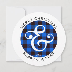 Moderne Runde, Weihnachten Ampersand & Blau Kari