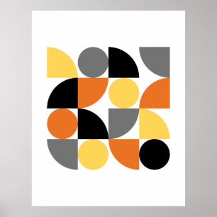 Moderne Rundkreise des Mittelalters Poster