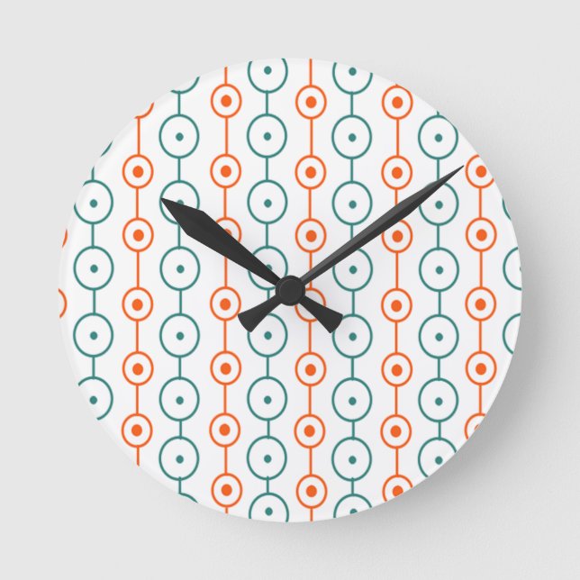 Moderne Rundlaufwerke aus dem Mittelalter Runde Wanduhr (Vorderseite)