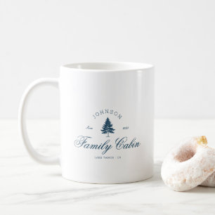 Moderne Rustikale Bäume Familienhütte Crew Preppy Kaffeetasse