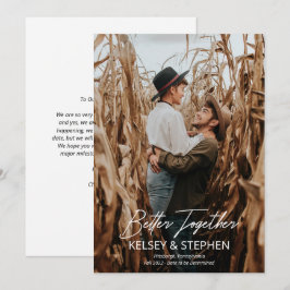 Moderne Rustikale bessere Zusammenführung Foto Ver Ankündigung