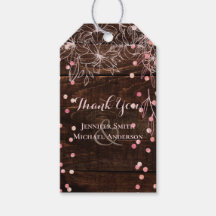 Moderne rustikale Dusty Rose Pink Confetti Wedding