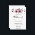 Moderne rustikale, elegante Blume in Aquarell Hoch Einladung<br><div class="desc">Rustikale,  elegante Aquarell Blume Hochzeit Einladung. Elegante Pastelltöne in floralen Aquarelltönen. Fügen Sie Ihren eigenen Namen und Text zu personalisieren.</div>