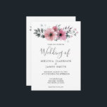 Moderne rustikale, elegante Blume in Aquarell Hoch Einladung<br><div class="desc">Rustikale,  elegante Aquarell Blume Hochzeit Einladung. Elegante Pastelltöne in floralen Aquarelltönen. Fügen Sie Ihren eigenen Namen und Text zu personalisieren.</div>