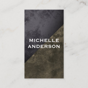 Moderne rustikale Farbblöcke Visitenkarte