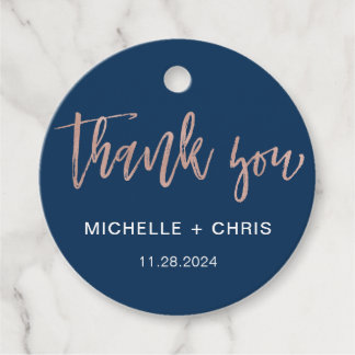 Moderne rustikale Gastgeschenk Hochzeit Geschenkanhänger