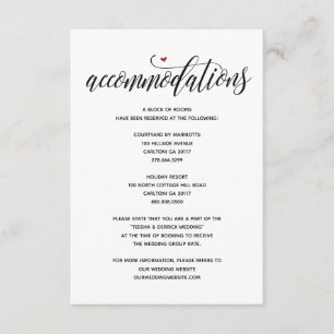 Moderne rustikale Hochzeitshäuser Karte v1