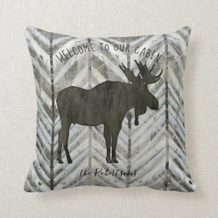 Moderne rustikale kissen