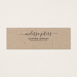 Moderne Rustikale Kraft Schmuckkollektion