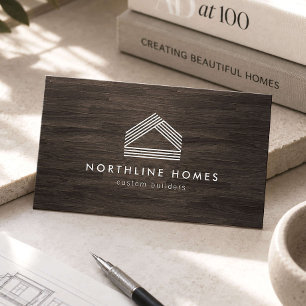Moderne Rustikale Maßgeschneiderte Hausbau Firma Visitenkarte