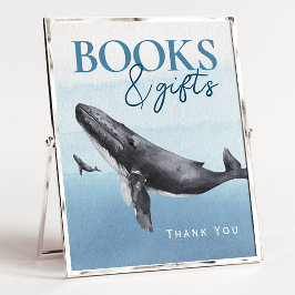 Moderne Rustikale Ocean Baby Dusche Bücher und Ges Poster