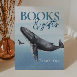 Moderne Rustikale Ocean Baby Dusche Bücher und Ges Sockelschild