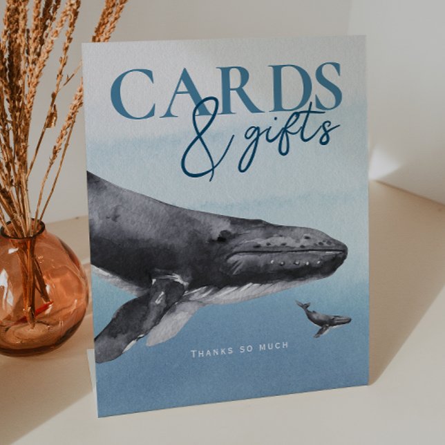 Moderne Rustikale Ocean Baby Showkarten und Gesche Sockelschild (Von Creator hochgeladen)