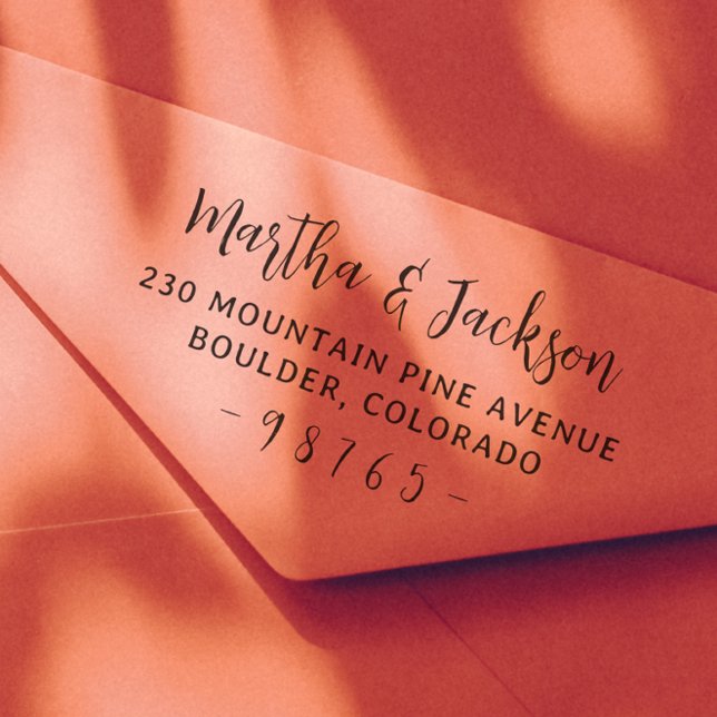 Moderne rustikale Paarbezeichnungen Hochzeitsstift Permastempel (Von Creator hochgeladen)