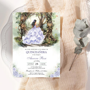 Moderne rustikale Quinceanera-Einladung Einladung