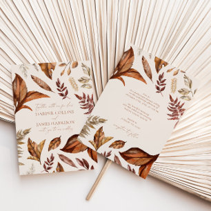 Moderne Rustikale Terracotta Floral Boho Hochzeit Einladung