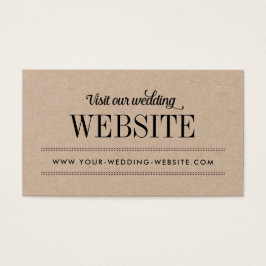 Moderne rustikale Typografie Hochzeitswebsite