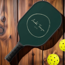 Moderne Sage Green aus dem Mittelalter | Name des  Pickleball Schläger