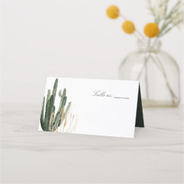 Moderne Saguaro Cactus Wedding Platzkarten