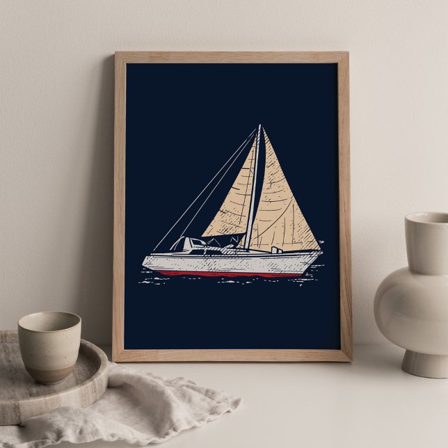 Moderne Sailboat Kinderzimmer Dekoration (Von Creator hochgeladen)