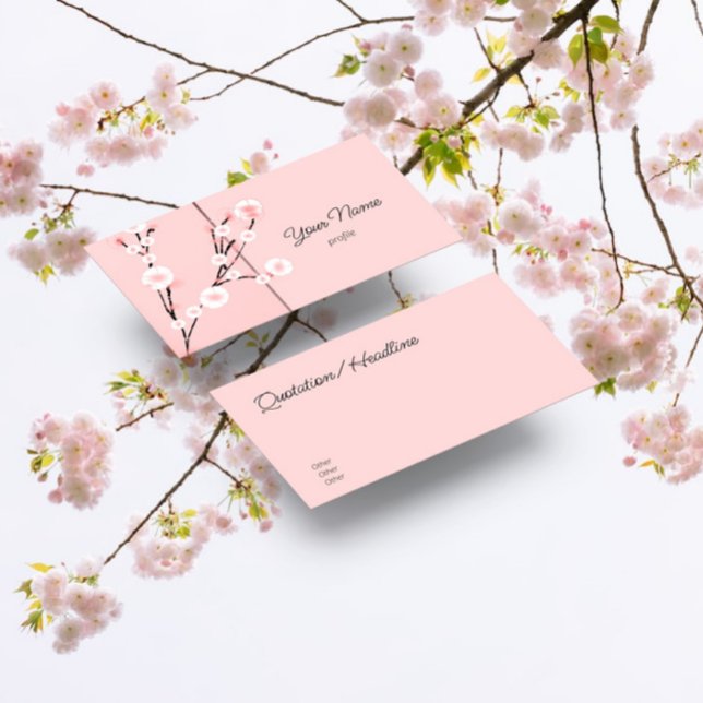 Moderne Sakura   Visitenkarte (Von Creator hochgeladen)