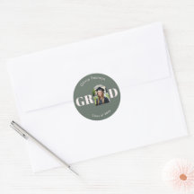 Moderne Salbeigrüne Bogen-Foto-Abschlussgeschenke