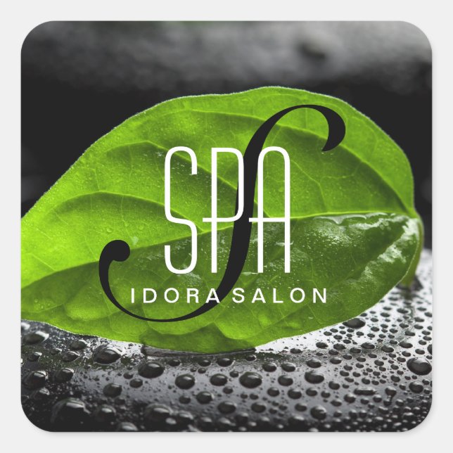 Moderne Salon Stickers (Vorderseite)
