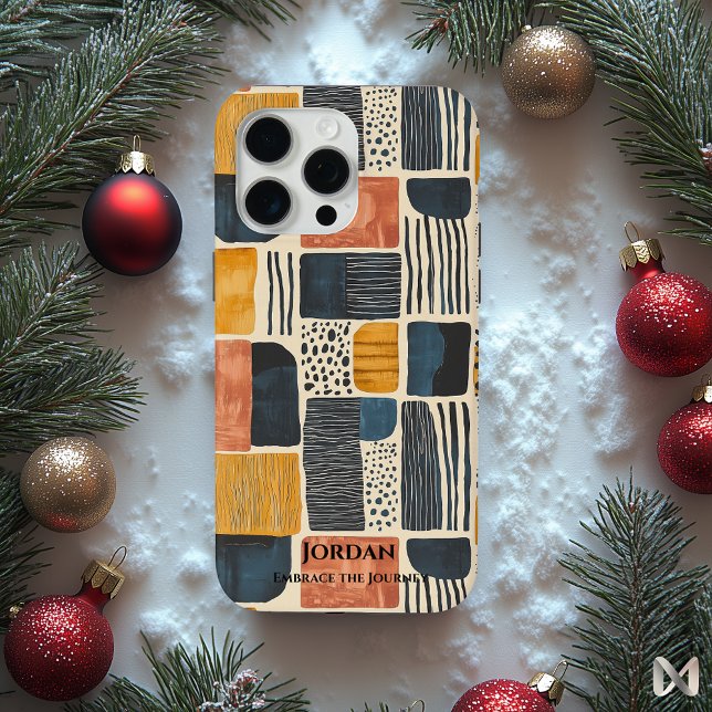 Moderne sambische Batik - erdige Abstrakte Muster Case-Mate iPhone Hülle (Von Creator hochgeladen)