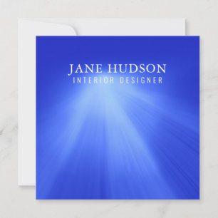 Moderne saubere elegante Gestaltung Blau Luxuriös Einladung