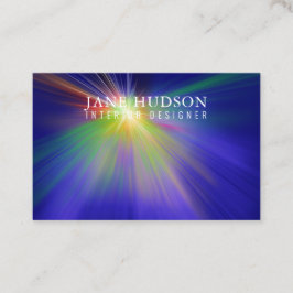 Moderne Saubere Elegantes Design Farbenfrohe Licht Visitenkarte