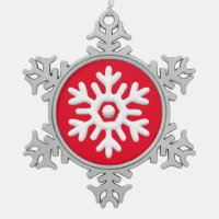 Moderne, saubere, schneeweiße Schneeflocke