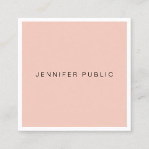 Moderne saubere Vorlage Beruflich elegant Quadratische Visitenkarte